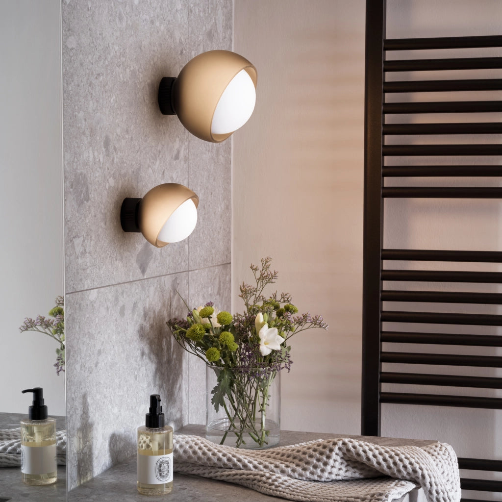 Applique Bloom 1 Luce G9 Nero