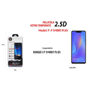 Trade Shop - Pellicola Vetro Temperato Per Huawei P Smart Plus Proteggi Display Lcd Maxtech P-p Smart Plus -