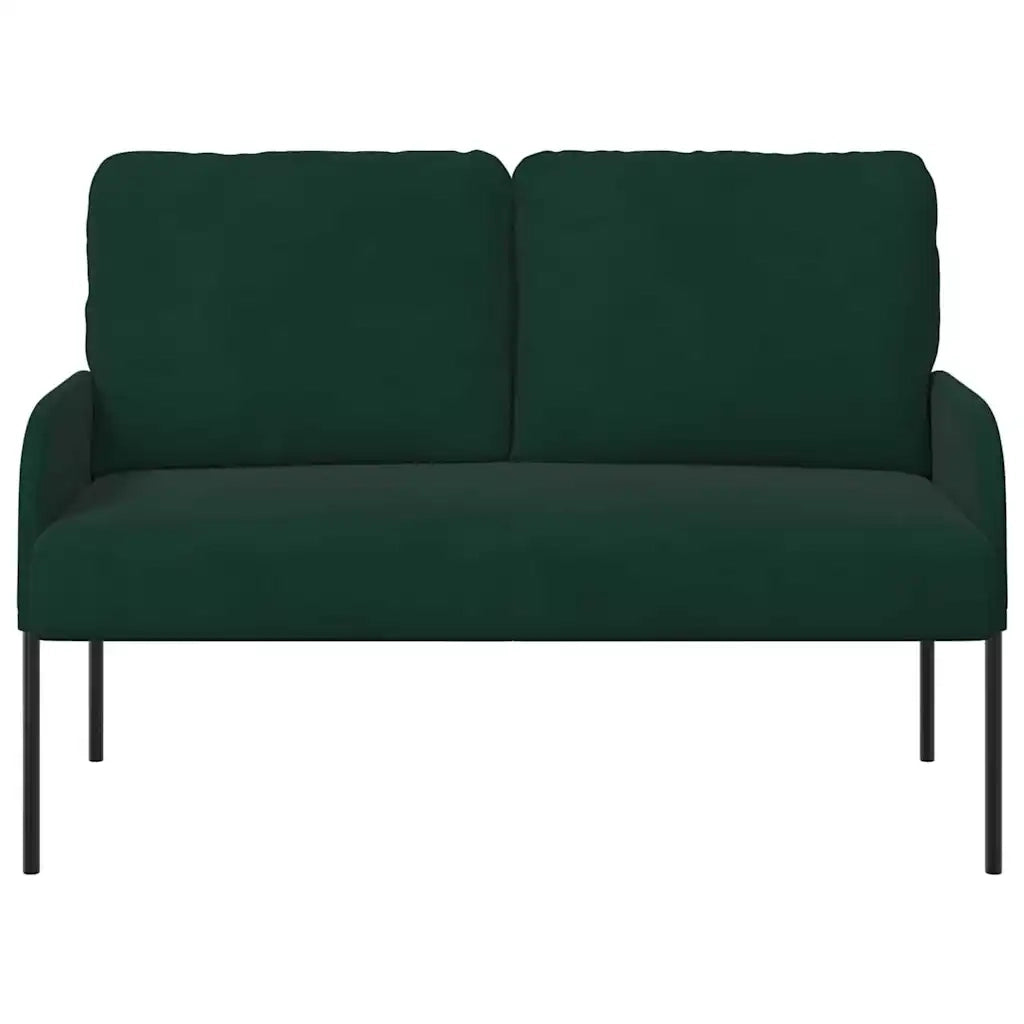Divani con cuscino 110cm Verde Scuro Legno compensato