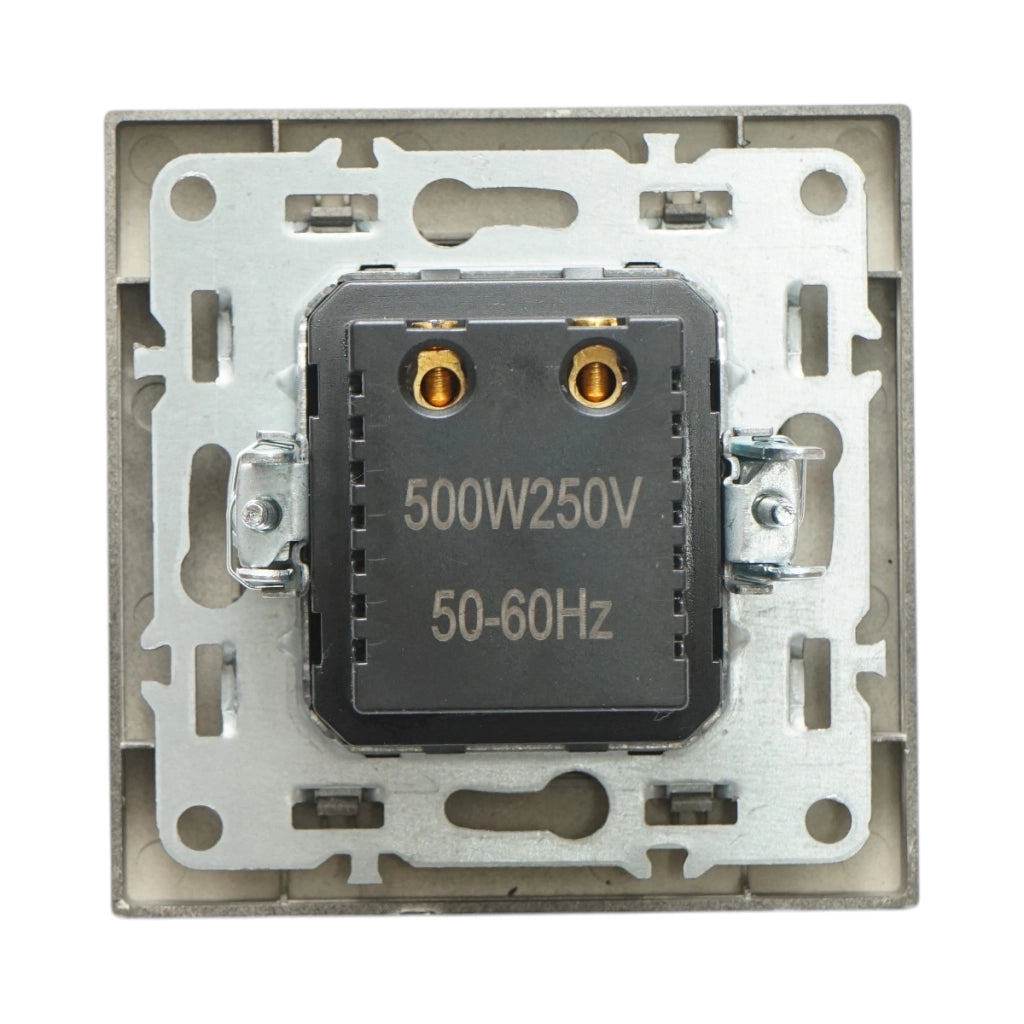 Regolatore di tensione per ventola da incasso nera 500W, 220V, ABS 80x80mm