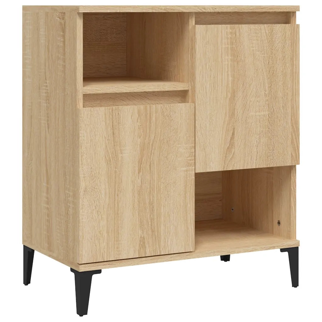 Credenze 2pz Rovere Sonoma 60x35x70 cm in Legno Multistrato 3185730