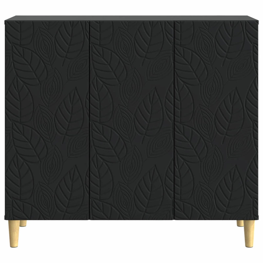 Credenza Nero 89 x 34,5 x 80 cm Legno ingegnerizzato