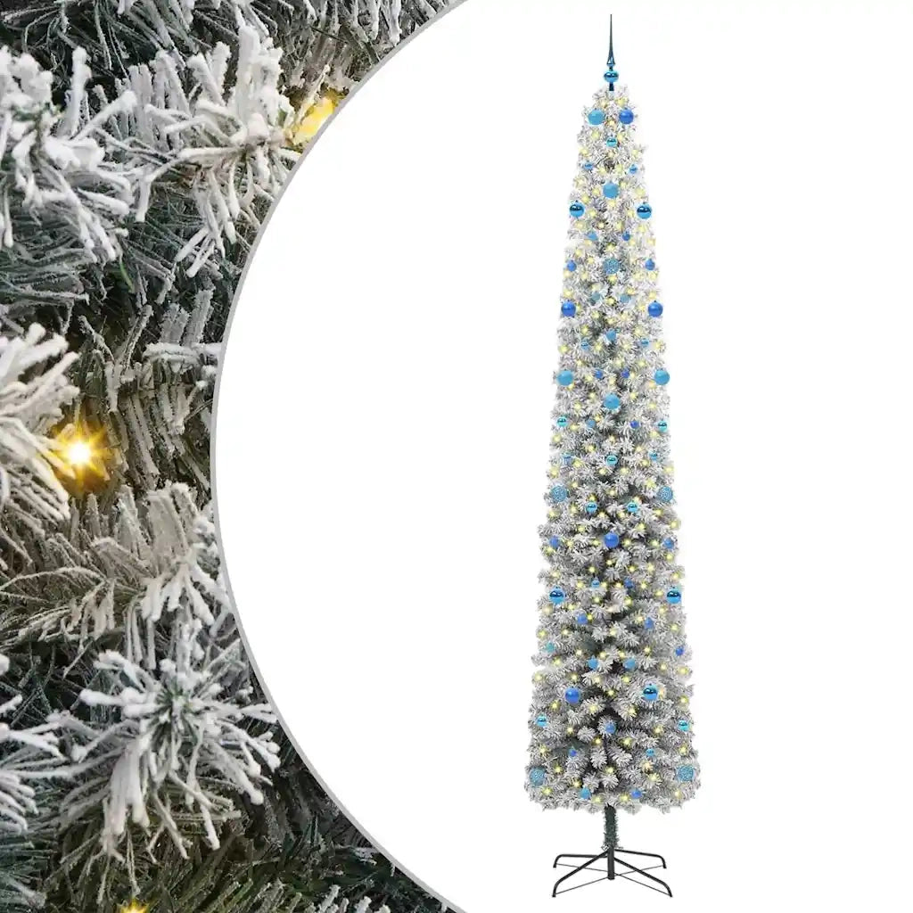 Albero di Natale Artificiale-Albero Natalizio con 300 LED Verde 300 cm 903987