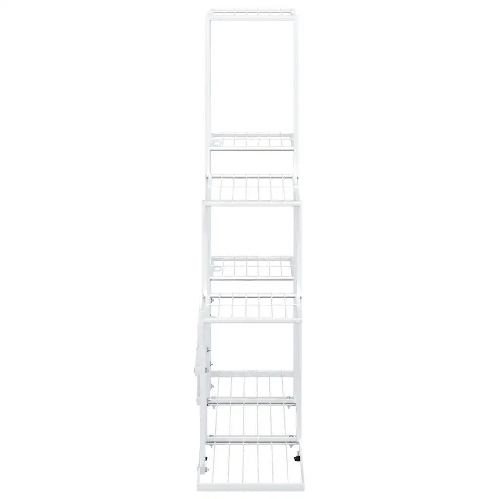 Portapiante 94,5x25x88 cm Bianco in Metallo 336113
