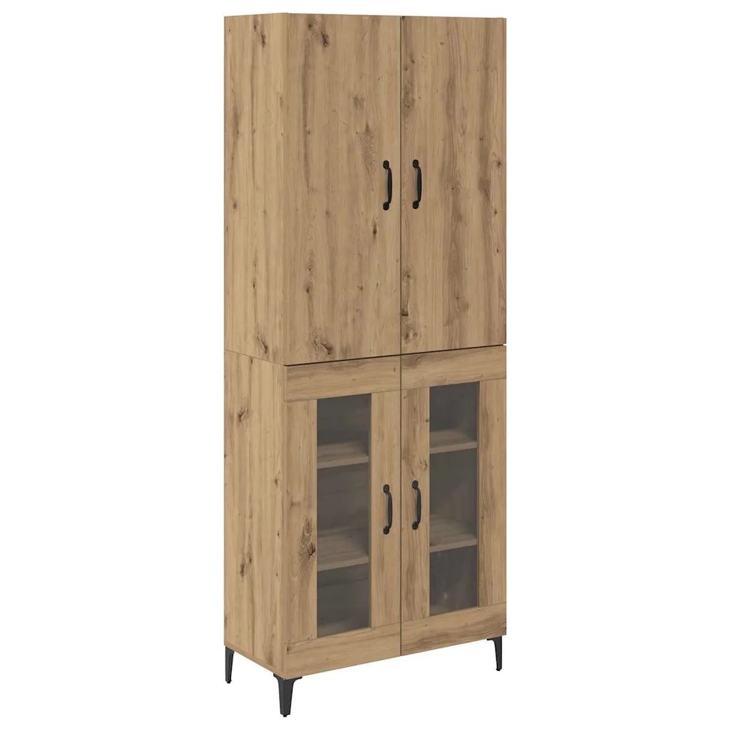 Credenza-Buffet-Armadio da cucina Rovere artigianale 69,5 x 34 x 180 cm 869552