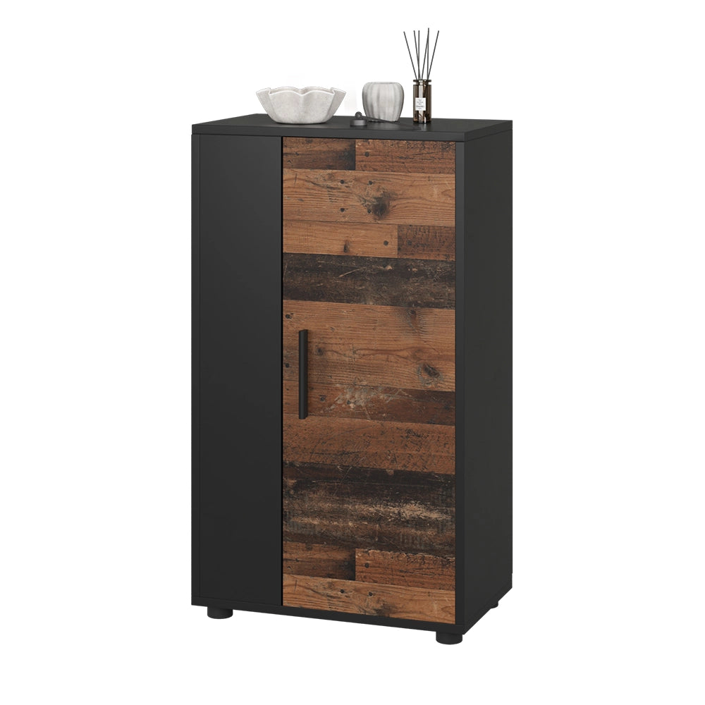Vicco Cassettiera Nero/antico 50.1 x 87.3 cm con 2 scomparti
