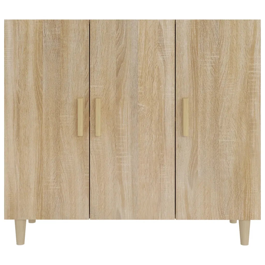 Credenza Rovere Sonoma 90x34x80 cm in Legno Multistrato cod mxl 12385