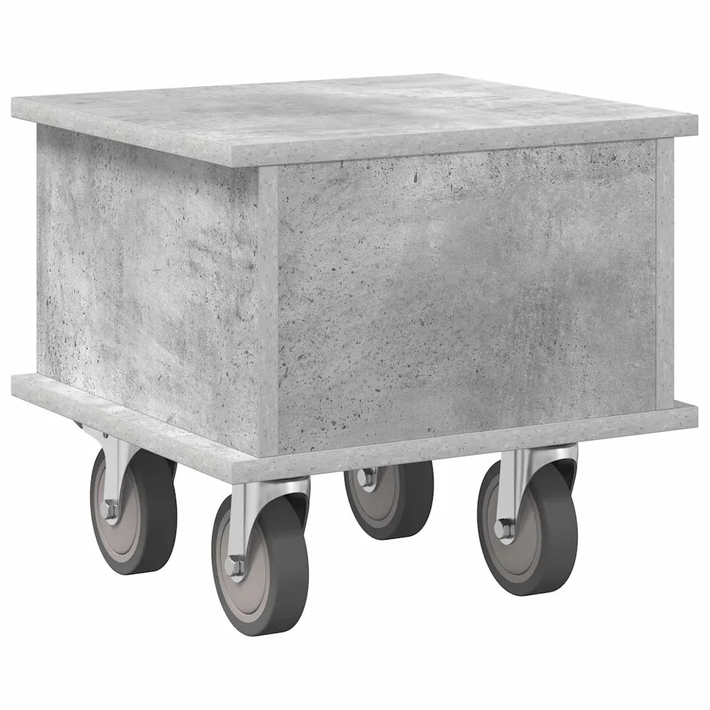 Supporto TV 37 x 35 x 35 cm Grigio cemento Legno ingegnerizzato 891051