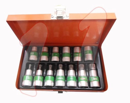 KIT CHIAVE A BUSSOLE BUSSOLA TORX TIPO MILLERIGHE 13 PEZZI