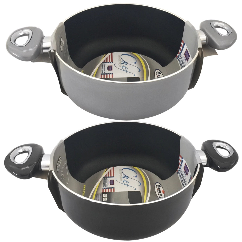 MAURY'S CHEF INDUCTION CASSERUOLA 18 CM CON FONDO IN TECNOLOGIA XYLAN