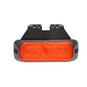 Lampada laterale LED con supporto, 12V-24V, gialla, 132x46 mm, Breckner Germany