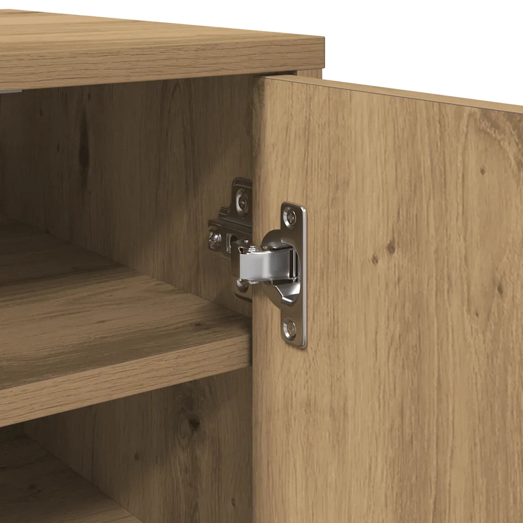 Scarpiera vintage con anta 32 x 35 x 92 cm elegante contenitore stile scandinavo legno di recupero 02_0050919