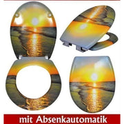 Tavoletta con abbassamento automatico sedile wc tramonto sedile