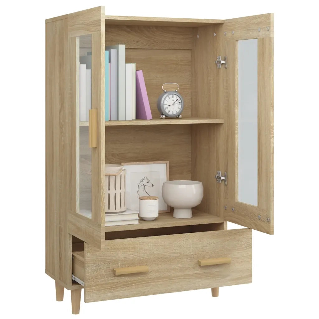 Credenza Rovere Sonoma 70x31x115 cm in Legno Multistrato cod mxl 23497