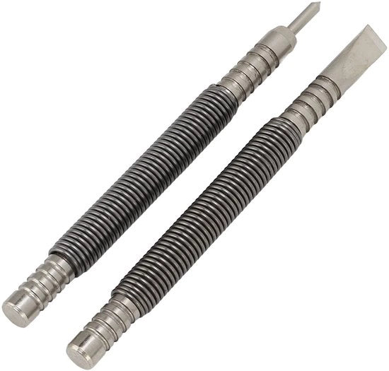 Set di punte per unghie di alta qualità in acciaio di carbonio - Kit per unghie - Set di punte per unghie - Set di punte per unghie senza martello - Strumento per rimuovere pin di gancio - Disegno regolabile - Set di punce
