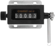 Contatore meccanico 5 cifre - contatore manuale - utilizzo industriale - fissaggio a vite - ripristino - peso 82g