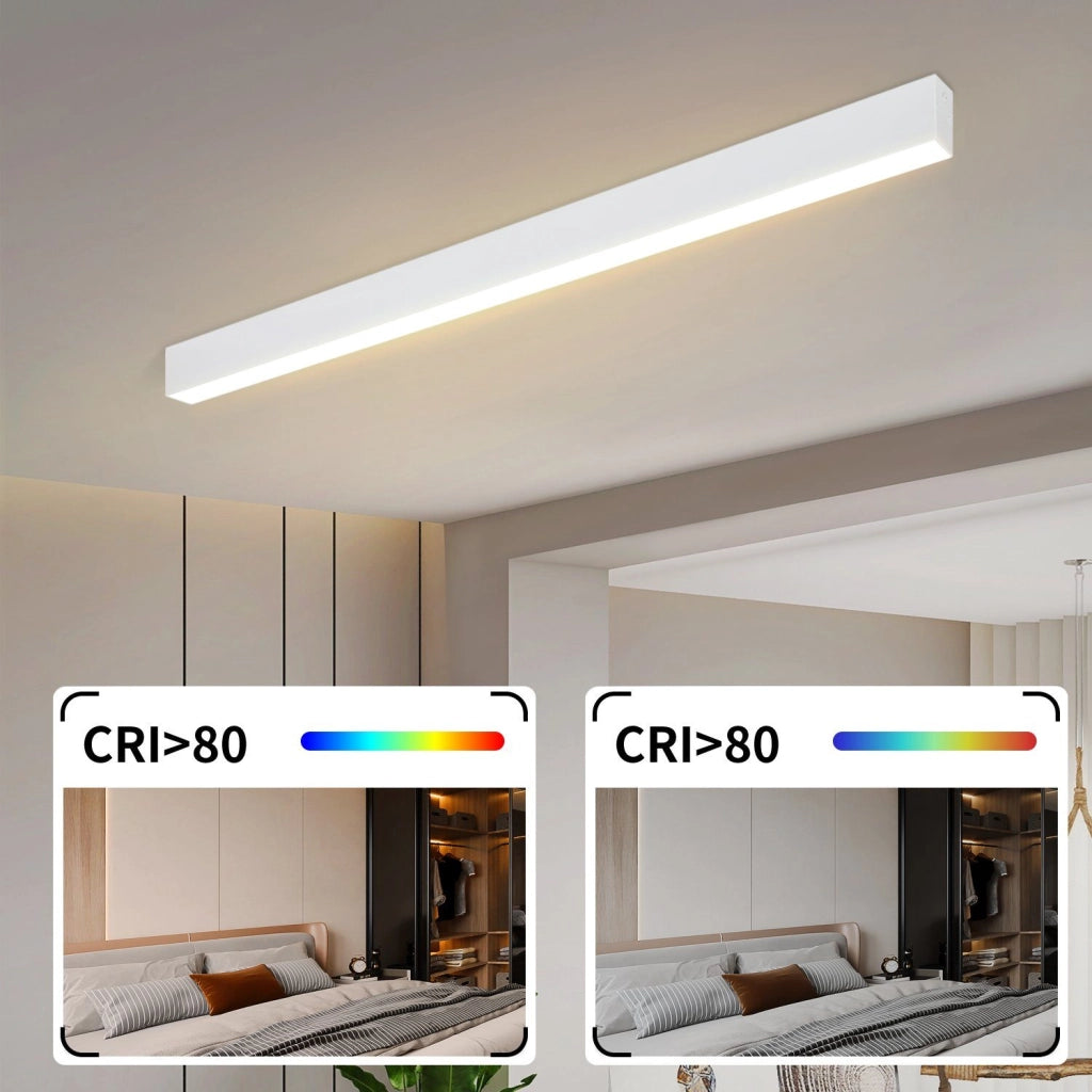 ZMH Lampada da soffitto moderna dimmerabile telecomando per soggiorno scrivania
