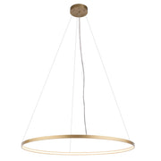 Lampadario LED sospeso oro anello Ø117 3000K/73W Shilo