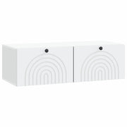 Mobile Porta TV da Muro Bianco 99 x 41 x 30 cm 898185