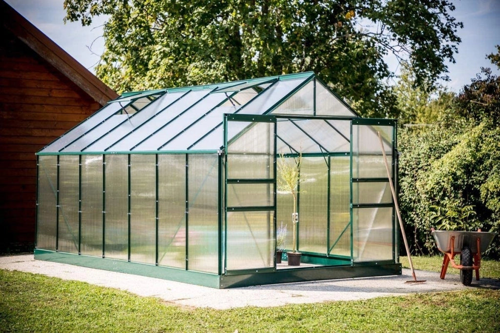 Serra Foresta in alluminio e policarbonato alveolare , dimensioni 242x427