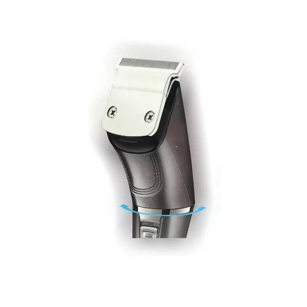 Trade Shop - Tagliacapelli Elettrico Rasoio Professionale A Batteria Testina Rotante Gm666 -