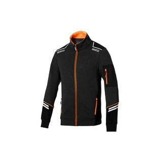 SPARCO FELPA ALABAMA BLACK ORANGE TG XS
