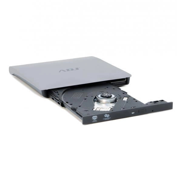 Adj Masterizzatore Dvd Esterno 142-00002 Ultraslim Usb2/3.0 Nero/grigio