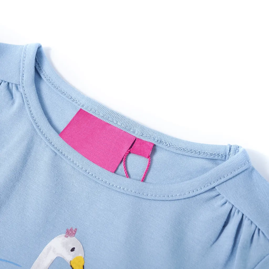 Maglietta per Bambini a Maniche Lunghe Blu Chiaro 104cod mxl 117201