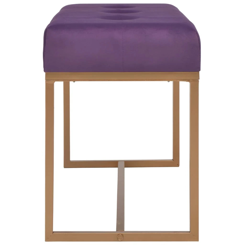 Panca panca 80 x 36 x 45 cm velluto viola 02_0010833