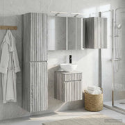 Set di Armadi da Bagno 5 pcs Sonoma grigio 43 x 16 x 62,5 cm 3407348