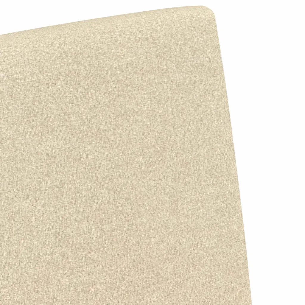 Sedie da pranzo 2 pcs Crema 57 x 67 x 95 cm Tessuto 42017910
