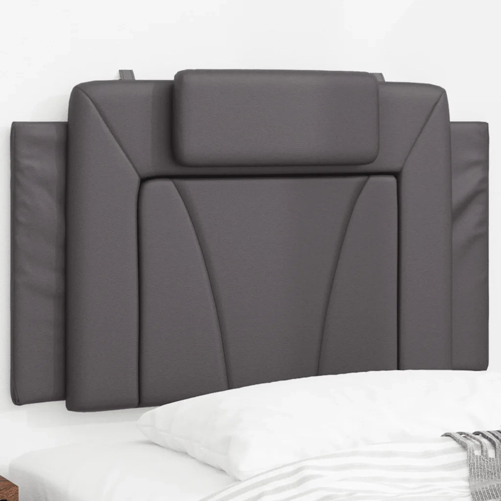 Cuscino Testiera Viana Grigio 90 cm in Similpelle CFW5819714
