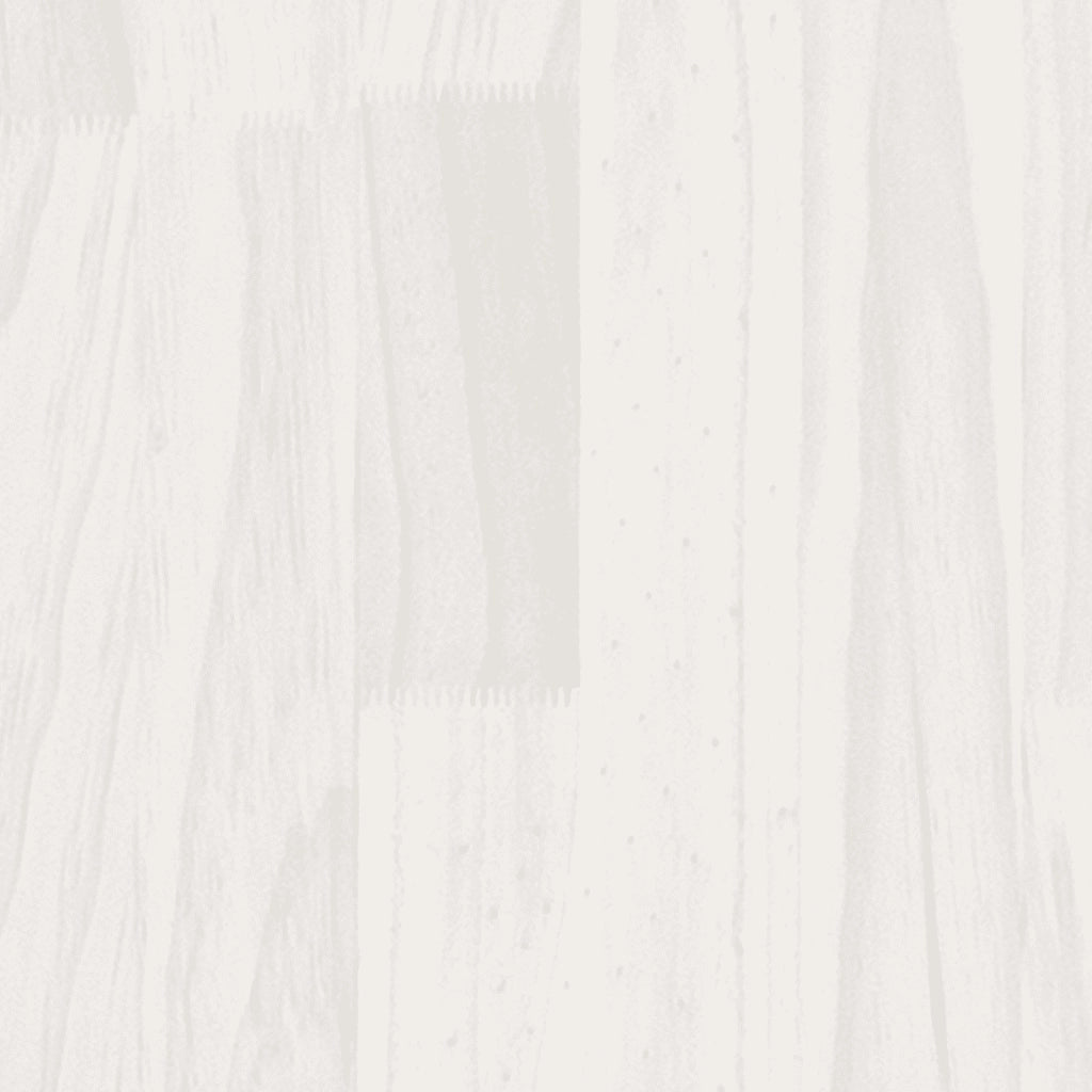 Giroletto-Struttura Letto Bianco in Legno Massello 150x200 cm King Size 499320
