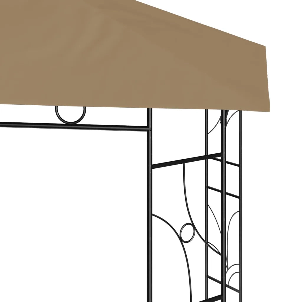 Gazebo 3x3x2,7 m Grigio Talpa 160 g/mÂ²