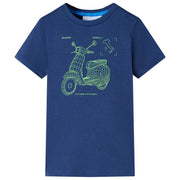 Maglietta per Bambini Blu Scuro 116cod mxl 109146