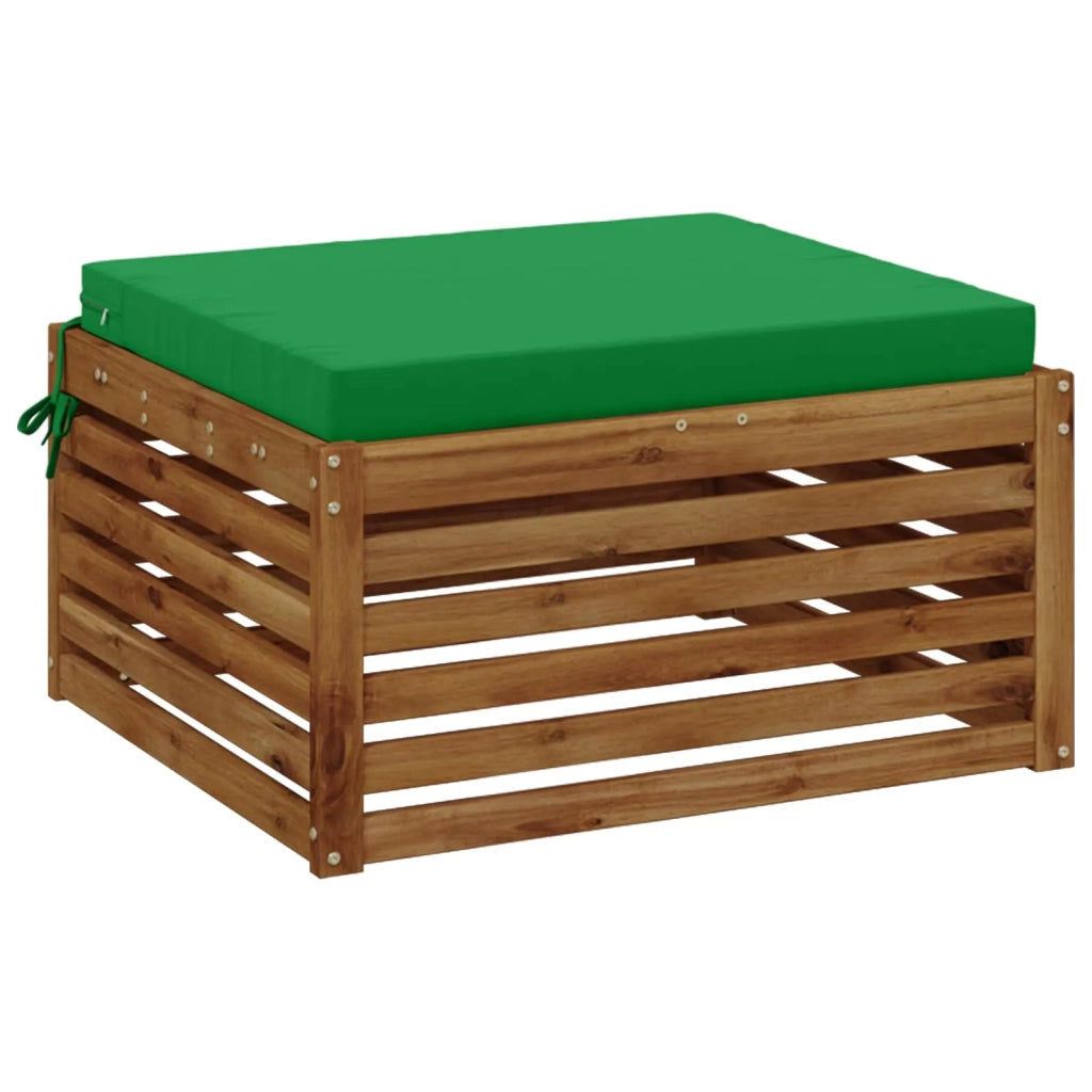 Cuscino per Sedia in Unico Pezzo SOEST 100% Poliestere Verde 945089