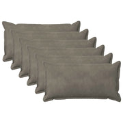 Cuscino con cuscino HOUTEN 6 pz Grigio Chiaro Velluto 933531