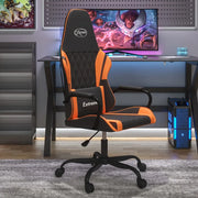 Sedia da Gaming Nero e Arancione in Similpelle 3143781