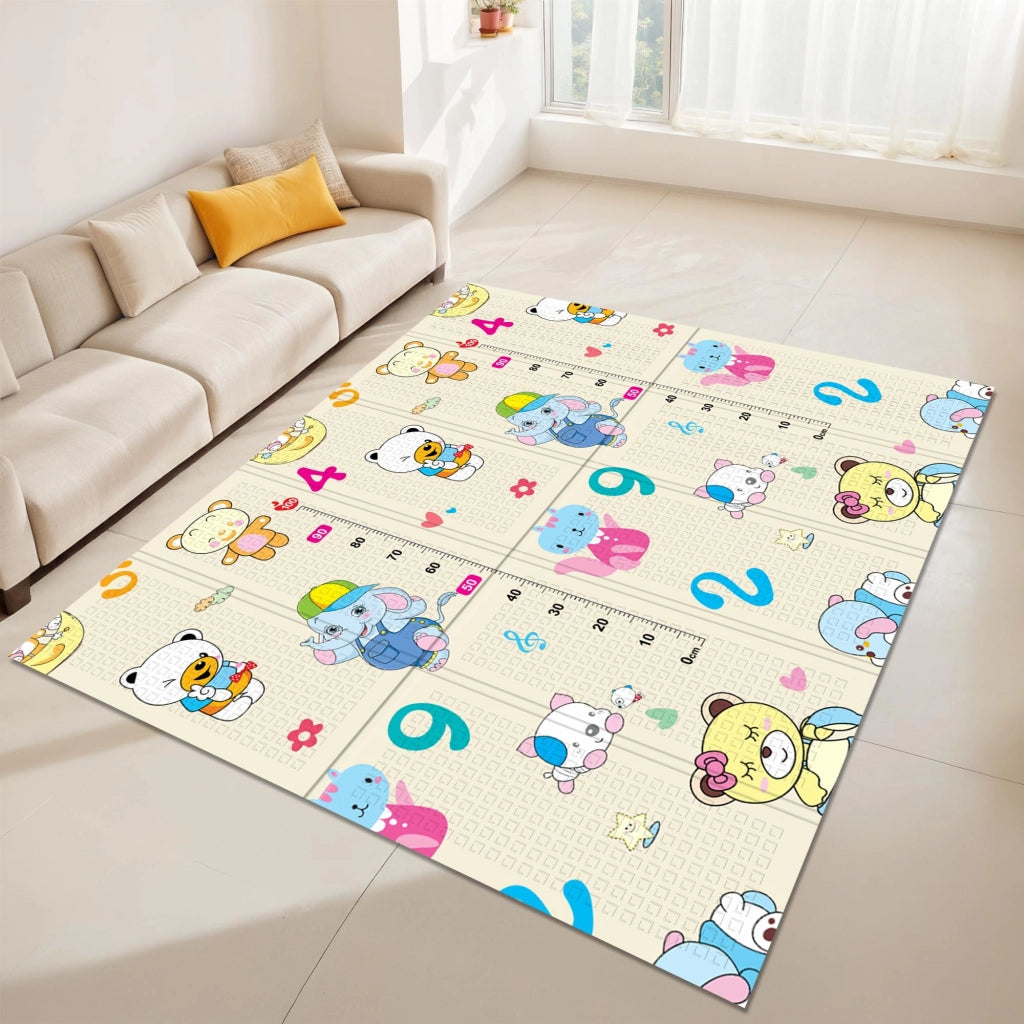 Tappeto Gioco Bambini Neonati - Pieghevole, Reversibile, Impermeabile 180x150x1 cm FD024