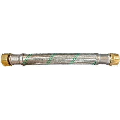 FLESSIBILE ANTIVIBRANTE FLEXCORE GREEN PARIGI  INOX/TERMOPLASICO CORRUGATO 1MF CM 50
