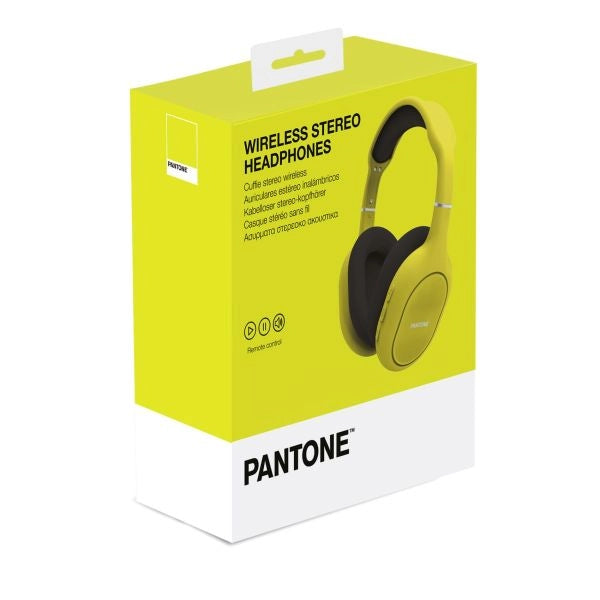 Pantone headphones fluo yellow - PT-WH006F