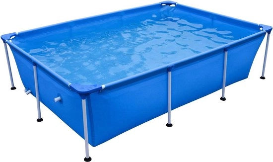 Piscina rettangolare rimovibile - 258 x 179 x 55 cm