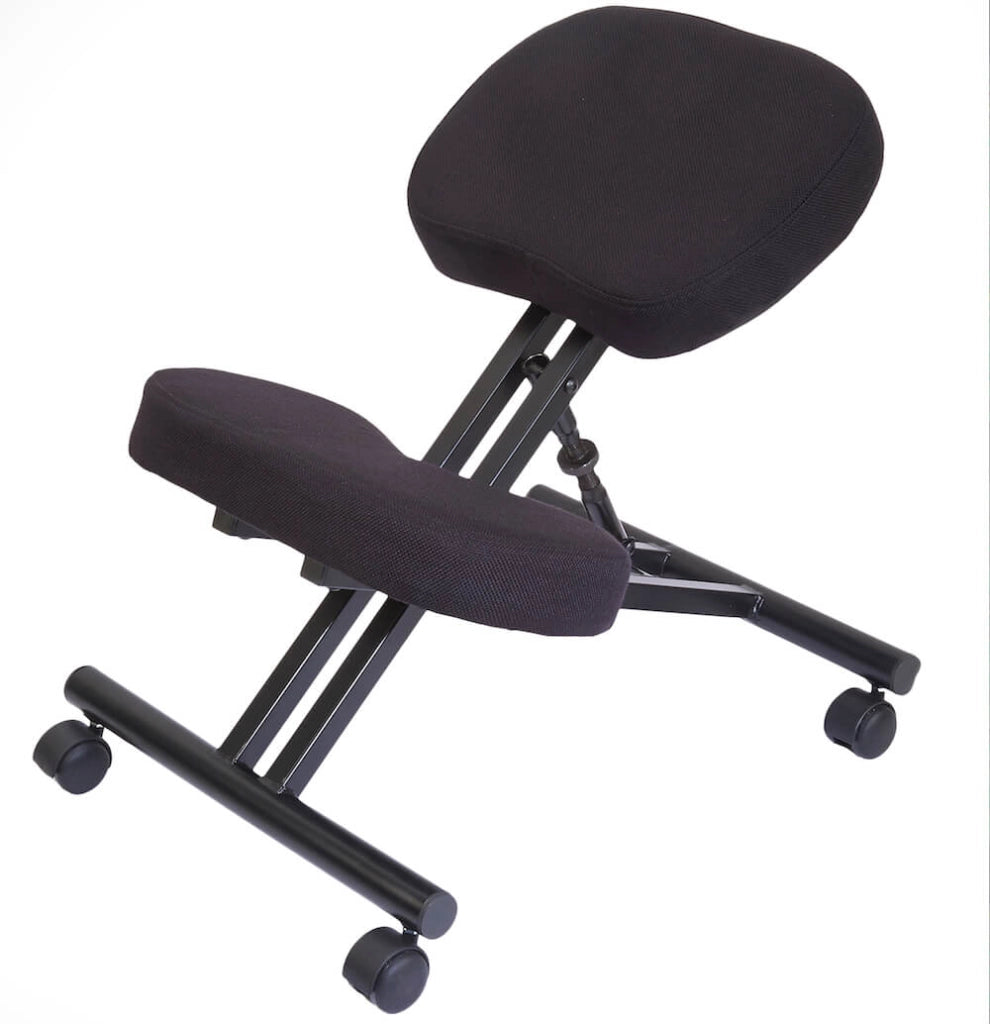 Sedia Sgabello Svedese da Ufficio Ortopedico Ergonomico in Acciaio Tosini F 2913
