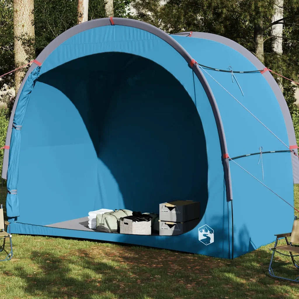 Tenda Portaoggetti-Tenda deposito da esterno Blu Impermeabile 498934