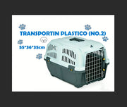 Trasportino per Cani e Gatti ¨C zephmum ¨C Grigio 60x40x40