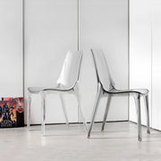 Sedia VANITY CHAIR in policarbonato by Scab - Sedia Vanity Chair In Policarbonato By Scab Colore Trasparente Colore: Bianco
