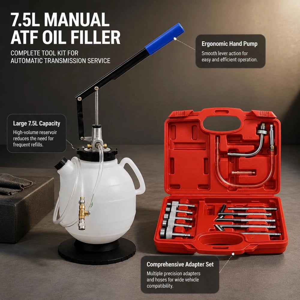Manual Oil Filler For Automatic Transmissions Tools 7.5 L