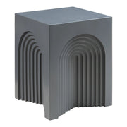 Tavolino laterale 45 x 35 x 35 cm grigio opaco 03_0010909
