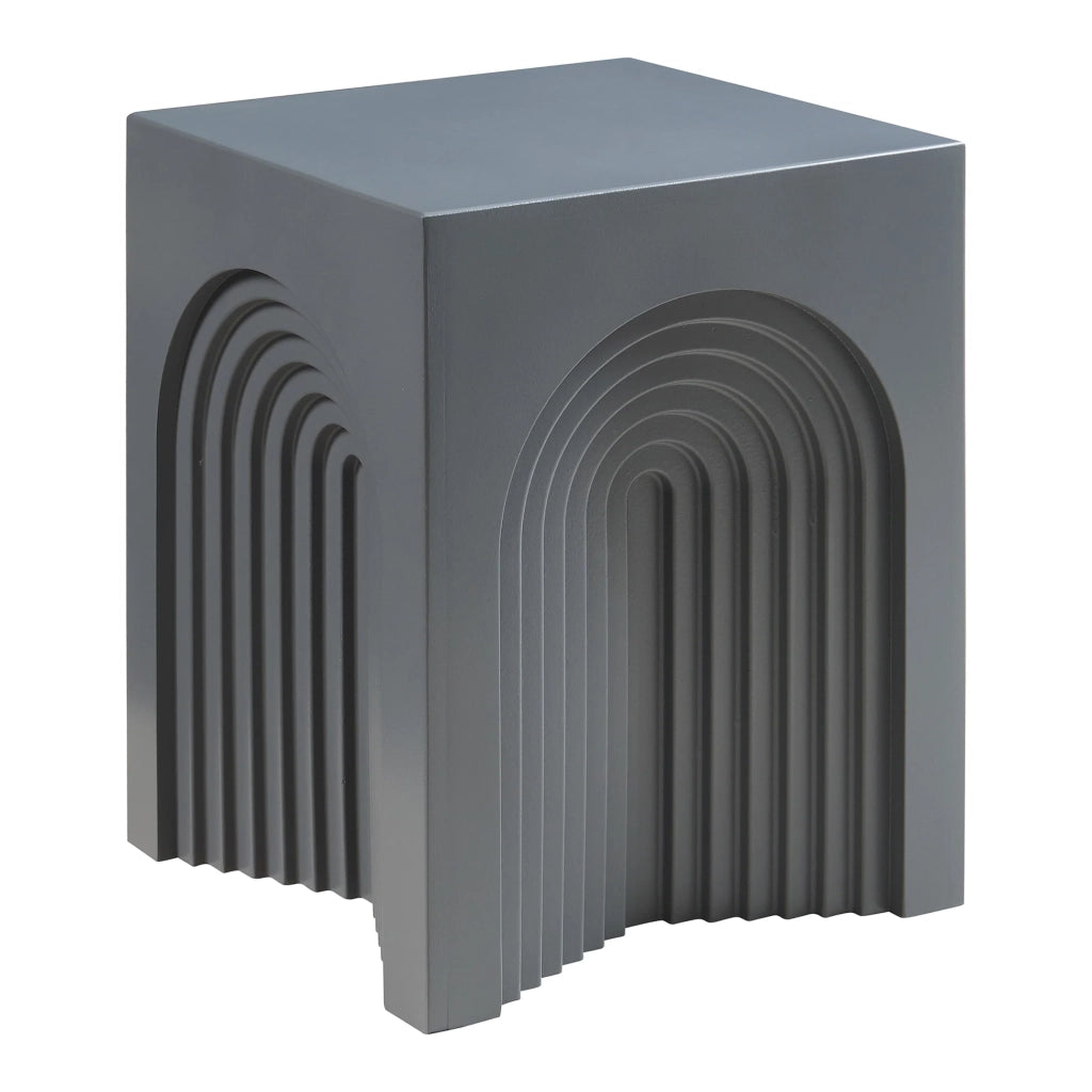 Tavolino laterale 45 x 35 x 35 cm grigio opaco 03_0010909