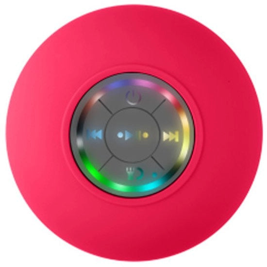 Paralume Bluetooth acqua resistente con luce LED, paralume acqua resistente per la doccia Bluetooth, paralume Bluetooth portatile